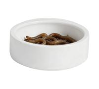 Reptile Water Dish Ceramic Anti-Escape Round Stable Bottom
