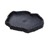 Reptile Water Dish, Reptile Feeding Dish Corner Bowl Breadworm Feeding Food Bowl, Terrarium Decor Bowls for Bearded Dragon Lizard Frog Leopard Gecko Tortoise Hermit Crab Chameleon (Y-25)