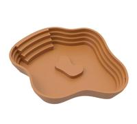 Reptile Water Dish, Reptile Water Bowl - Feeding Dish for the Bearded Dragon, Swimming Pool Water Bowl with Ramp Aquarium Ornament for Gecko/Snake/Dragon/Bearded Lizard