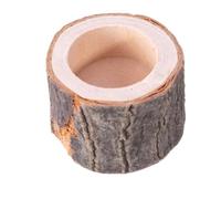 Reptile Water Dish,Tortoise Food Dish,Natural Wood Design Feeding Basin,Pet Supplies,Aquarium Ornament,for Gecko Turtle Bearded Dragon Hermit Crab Frog