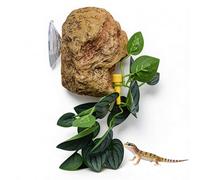 Reptile Water Dish with Adjustable Drip, Wall-Mounted Slow Dripper for Terrarium, Leak-Proof Water Bowl for Bearded Dragon, Gecko, Lizard, Snake, and Small Reptiles Habitat