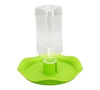 Reptile Water Dispenser Automatic Refill Plastic Feeder for Tortoise Lizard - Clear Bottle for Easy Monitoring, Multipurpose Design Pet Hydration