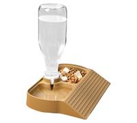 Reptile Water Drinker - Automatic Drinker for Terrarium Pets, Automatic 2 in 1 Food Dish Large Capacity Feeding Accessories for Bearded Dragons, Lizards, Geckos