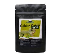 Reptile World Calcium Powder with Vitamin D3 100g - Tortoise, Bearded Dragon