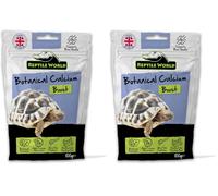 Reptile World Tortoise Calcium Powder 100g, Calcium with Botanical Herbs & Bee Pollen (Pack of 2)