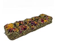 Reptile World Tortoise Forage Treat Bar - Flower 5pk | 100% Natural Botanical Treat for Tortoises & Reptiles, Boredom Busting Enrichment Treat