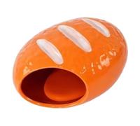 ReptileHide Out Bread Design, Bite Resistant Shelter, Tank Ornament | Reptile CaveHide - Shelter for Lizards and Small Pets | Resin Bread Shape with Non Slip Base for Aquarium Habitat Decor