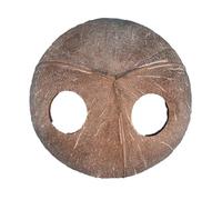 Reptiles cave - 4.33-5.12in Reptile Shelter, Portable Small Nesting for pet, Handmade Coco nut shells Natural Double-Entry Decorative | Durable Lizard Cave Shelters for Tarantulas Chameleon Ge