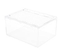 Reptiles Feeding Box Acrylic Clear Breeding Case for Reptiles Lizards Centipedes Small Snake Clear Breeding Box