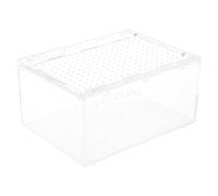 Reptiles Feeding Box Acrylic Clear Breeding Case For Reptiles Lizards Centipedes Small Snake Clear Breeding Box Habitat