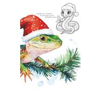 Reptiles for Christmas: Pocket-Sized Joy for all Reptile Lovers (Pocket-Sized Coloring Books (6x9 Edition))