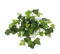 Reptiles Hanging Artificial Leaves Terrarium Habitat Decoration Accessories Bearded Dragon Driftwood Supplies Heating Pad Tank Plant Decor Fake Leopard Earth Water