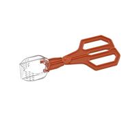 Reptiles Safe Feeding Tongs Clear Creature Catcher for Gentle Handling Ergonomic Grip Easy Maintenances Cleaning Tool Reptiles Handling Clamp