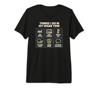 Reptiles Things I Do in My Spare Time Hobbies Snake Lover Premium T-Shirt
