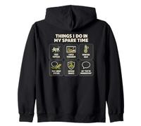 Reptiles Things I Do In My Spare Time Hobbies Snake Lover Zip Hoodie