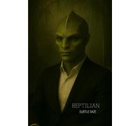 REPTILIAN - SUBTLE GAZE: REPTILIAN - The Silent Watchers of Human Emotion | Grid Paper Notebook (The Galactic Collection)