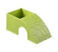 Reptilien-Futter-Schale - 2 in 1 dekoratives Versteck - Schildkröten-Futter- und Wasserschalen-Ornament - Für Bartagamen, Hornfrösche, Spinnen, Geckos, Schildkröten und