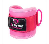Repton Fitness Gears Adjustable Ankle Straps for Glutes Kickback - Stainless Steel D Ring - Cable Machine Attachments for Leg Extensions and Hip Abductors - Neoprene Support - Unisex Design