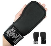 Repton Fitness Gears RFG Weight Lifting Grip Pads Gloves with Wrist Support - Non Slip Palm Protection for Gym Workout, Deadlifts, Cross Training & Pull Ups - 5mm Neoprene Padding & Adjustable Strap