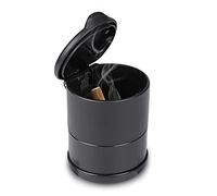 Republe Portable Tubular Smokeless Car Cigarette Ash Ashtray Car Cigarette Ash Cup Holder Replacement,Black,72*95mm