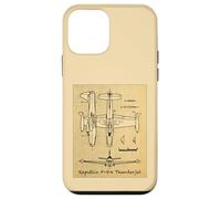 Republic F-84 Thunderjet Vintage Faded Diagrams Case for iPhone 12 mini
