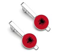 Republic of Albania Flag Personalised Men Men Tie Clip Wedding Gift for Best Man, Groomsman, Usher, Birthday