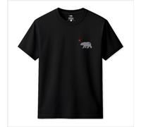 Republic of California Men's Cali Bear T-Shirt in Black | Size: 4XL Republic of California Black 4XL