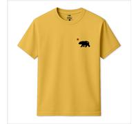 Republic of California Men's Cali Bear T-Shirt in Yellow | Size: 3XL Republic of California Yellow 3XL