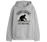 REPUBLIC OF CALIFORNIA Men's Hooded Sweatshirt, Melange Grey, M