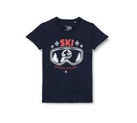 Republic Of California Men's merepczts072 T-Shirt, Navy, S