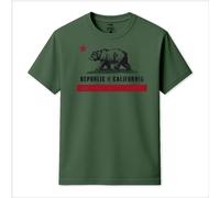 Republic of California Men's Old Flag T-Shirt in Khaki | Size: 2XL Republic of California Khaki 2XL