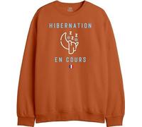 REPUBLIC OF CALIFORNIA Men's Uxrepczsw013 Hooded Sweatshirt, Orange, M