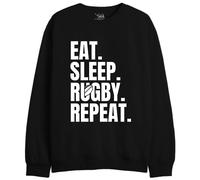 REPUBLIC OF CALIFORNIA Men's Uxrepczsw042 Sweatshirt, Black, M