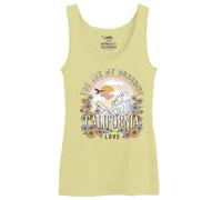 REPUBLIC OF CALIFORNIA Women's Worepcztk032 Tank Top, Yellow, XS