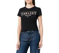 Republic Of California Women's WOREPCZTS046 t Shirt, Noir,