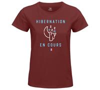 REPUBLIC OF CALIFORNIA Women's Worepczts056 T-Shirt, Burgundy, XL