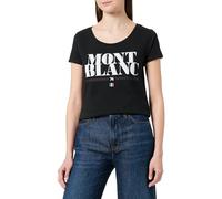 Republic Of California Women's Worepczts063 T-Shirt, Noir, M