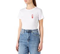 REPUBLIC OF CALIFORNIA WOREPCZTS033 T-Shirt, White, L Women's