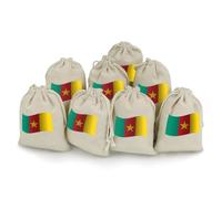 Republic of Cameroon Reusable Gift Bags 8 Pcs
