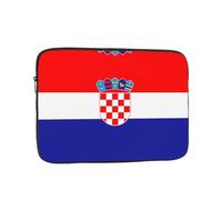 Republic of Croatia Flag Printed Laptop Protective Case Portable Laptop Bag Suitable for Everyday Use 17 inch