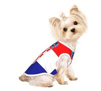 Republic of Croatia Flag Small Dog Shirt,Soft Breathable Dog Shirt for Dogs Cats Boy Girl Pet Tshirt,Suitable for Small Pets
