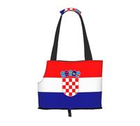 Republic of Croatia flag Small pet carrier suitable for shopping malls airplanes buses and subways