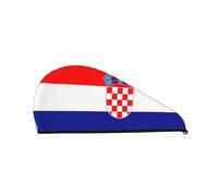 Republic of Croatia flagShower Capï¼šgood water absorption performance and is suitable for fairies with all kinds of hair types