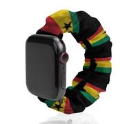 Republic of Ghana Flag Elastic Smartwatch Replacement Bands