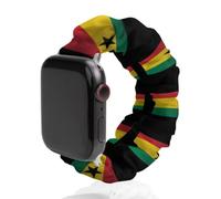 Republic of Ghana Flag Elastic Smartwatch Replacement Bands