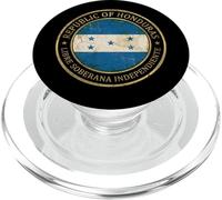 Republic Of Honduras Distressed Vintage Seal PopSockets PopGrip for MagSafe
