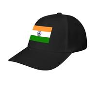 Republic of India Flag Baseball Cap,Adjustable Sportswear Hat for Men Women Adults,Holiday, Lifestyle Activities All Seasons Black
