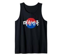 Republic of Korea Cool Hangul Word Graphic Tank Top