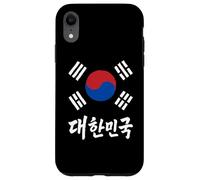 Republic of Korea Flag and Hangul Word Writing Case for iPhone XR