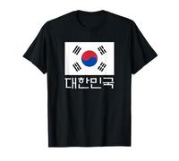 Republic of Korea Korean Flag and Hangul Word T-Shirt